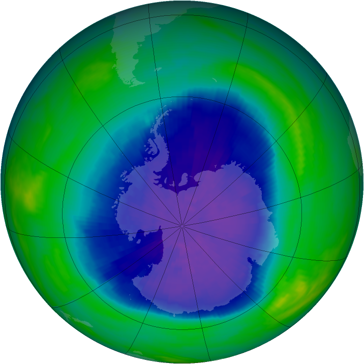 Ozone Map 1987-09-28
